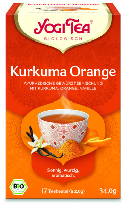 Yogi Tee Kurkuma Orange, BIO