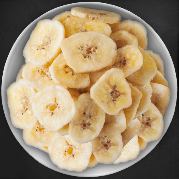 Bananenchips, ohne Zuckerzusatz