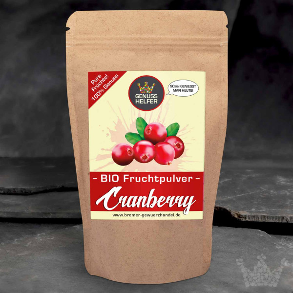 BIO Fruchtpulver Cranberry