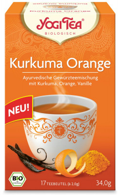 Yogi Tee Kurkuma Orange, BIO
