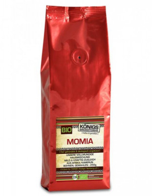 MOMIA Kaffee Hausmischung, vollmundig, BIO, gemahlen
