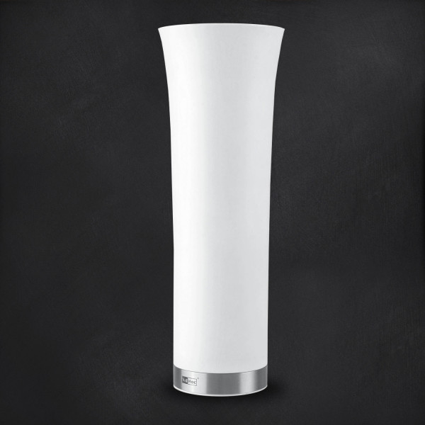 AdHoc Elektrische Pfeffer oder Salz-Kippmühle MILANO, 20 cm, Weiß