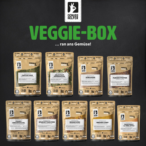 Genuss-Set - Veggie-Box, 9 Tlg.